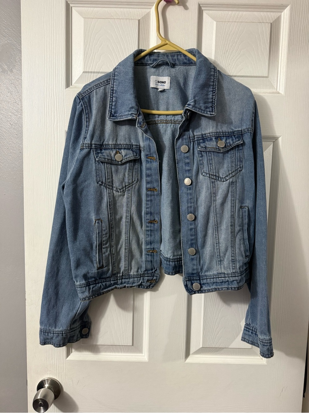 Light Blue Denim Jacket - Women's Casual XL